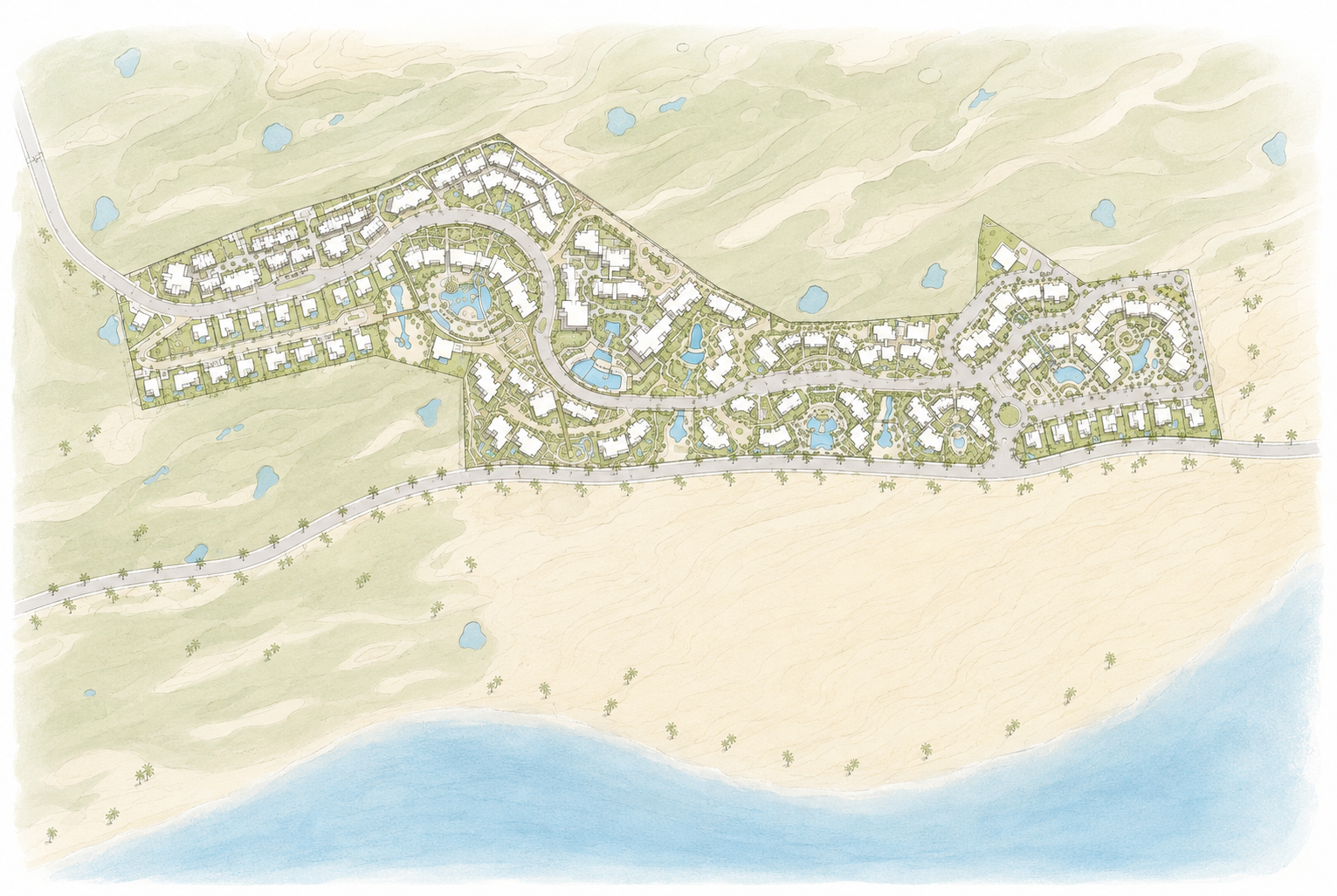 Azzurra Sahl Hasheesh site masterplan
